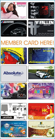 Member pvc card